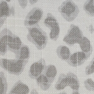 Hexagon Hardback Lampshade - Gray Cheetah Print