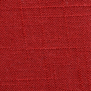 Hexagon Hardback Lampshade - Red Open Weave Linen