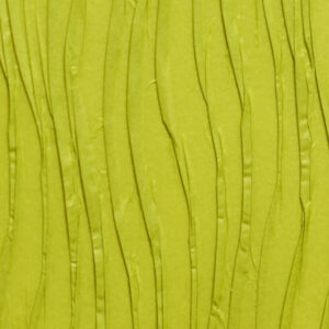 Tall Square Bell Hardback Lampshade - Citron Pleated Kraft Paper