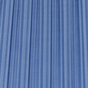 Deep Drum Hardback Lampshade - Cornflower Blue Mushroom Pleat